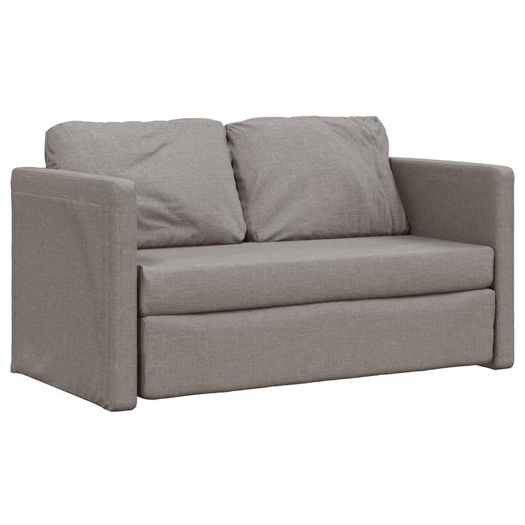 Καναπές-Κρεβάτι Δαπέδου 2 σε 1 Taupe 112x174x55 εκ. Ύφασμα