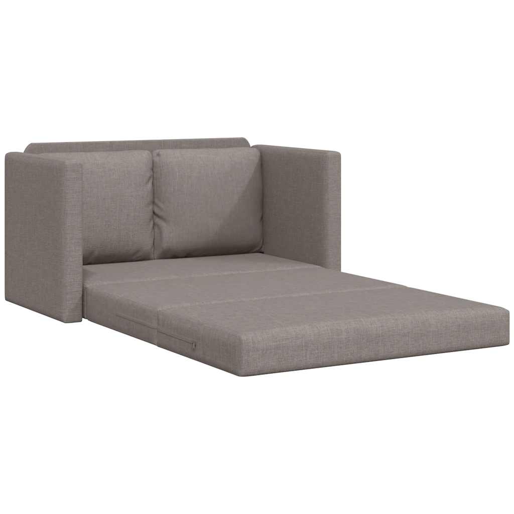 Καναπές-Κρεβάτι Δαπέδου 2 σε 1 Taupe 112x174x55 εκ. Ύφασμα