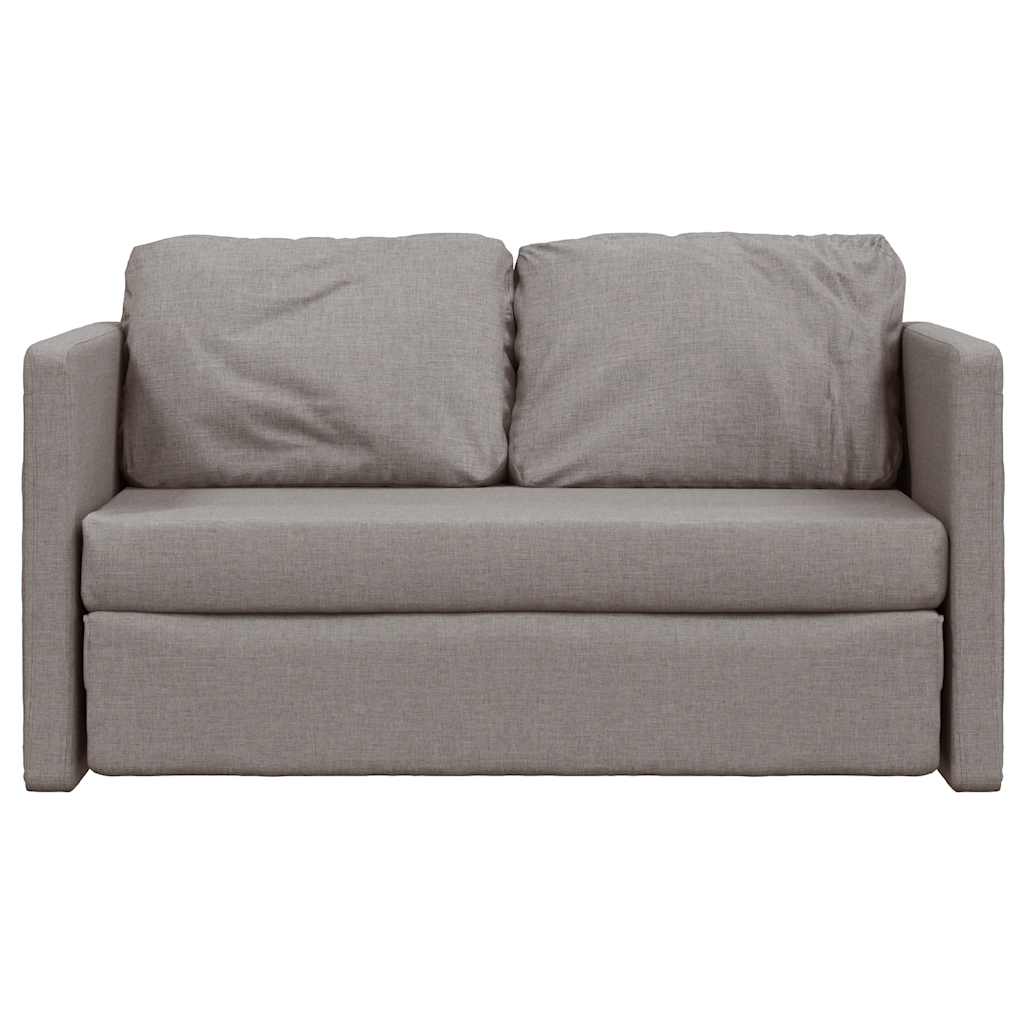 Καναπές-Κρεβάτι Δαπέδου 2 σε 1 Taupe 112x174x55 εκ. Ύφασμα