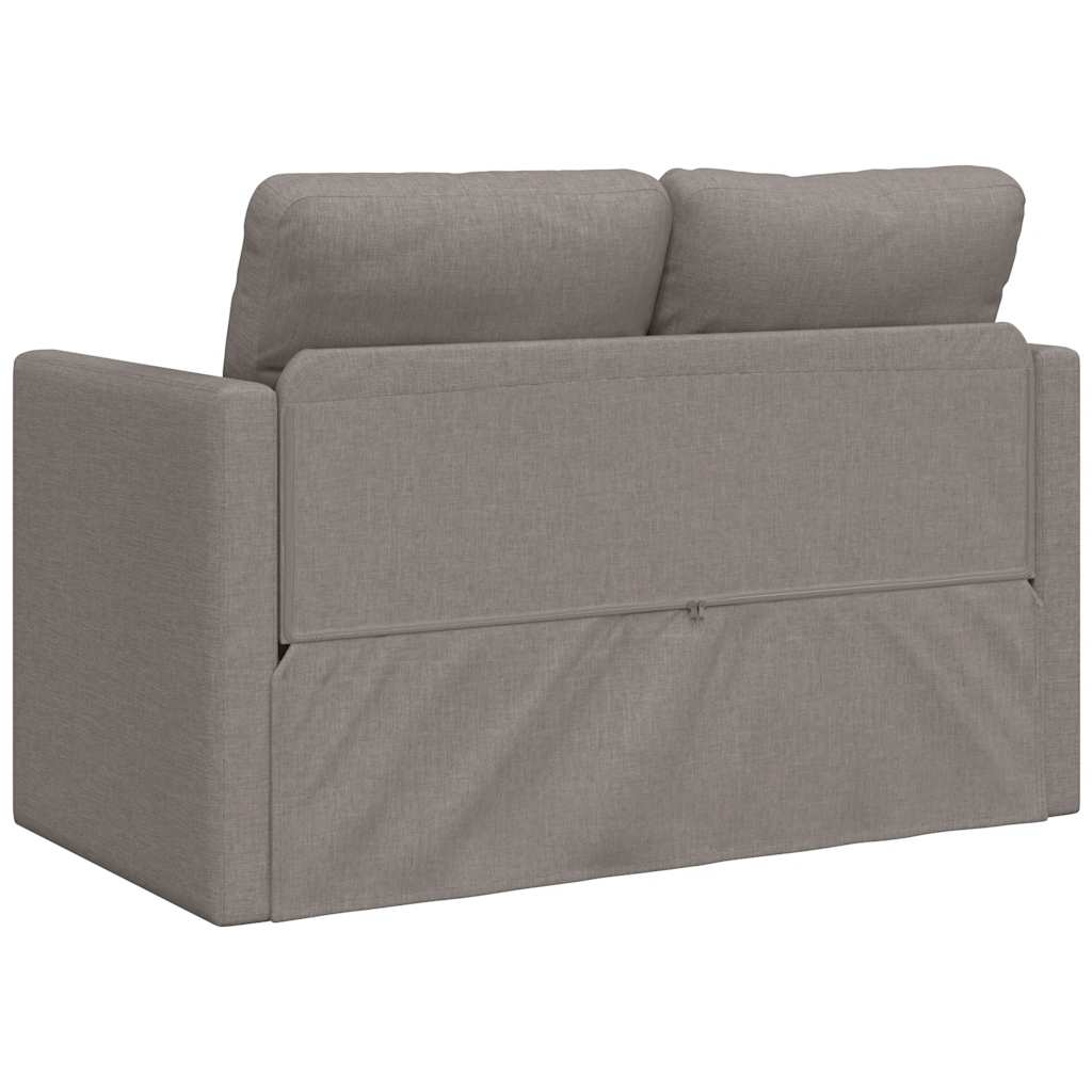 Καναπές-Κρεβάτι Δαπέδου 2 σε 1 Taupe 112x174x55 εκ. Ύφασμα