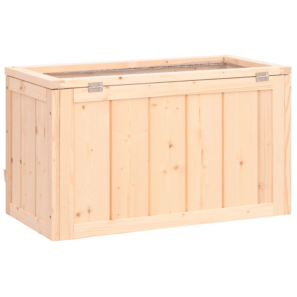 Κλουβί Χάμστερ 60 x 30 x 35 εκ. από Μασίφ Ξύλο Ελάτης