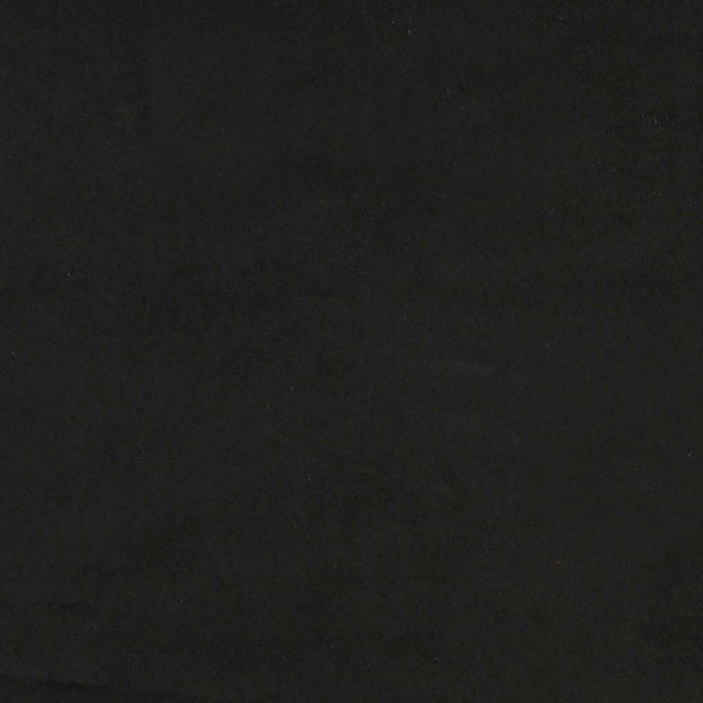 Πολυθρόνα Μαύρη 60 εκ. Βελούδινη με Υποπόδιο