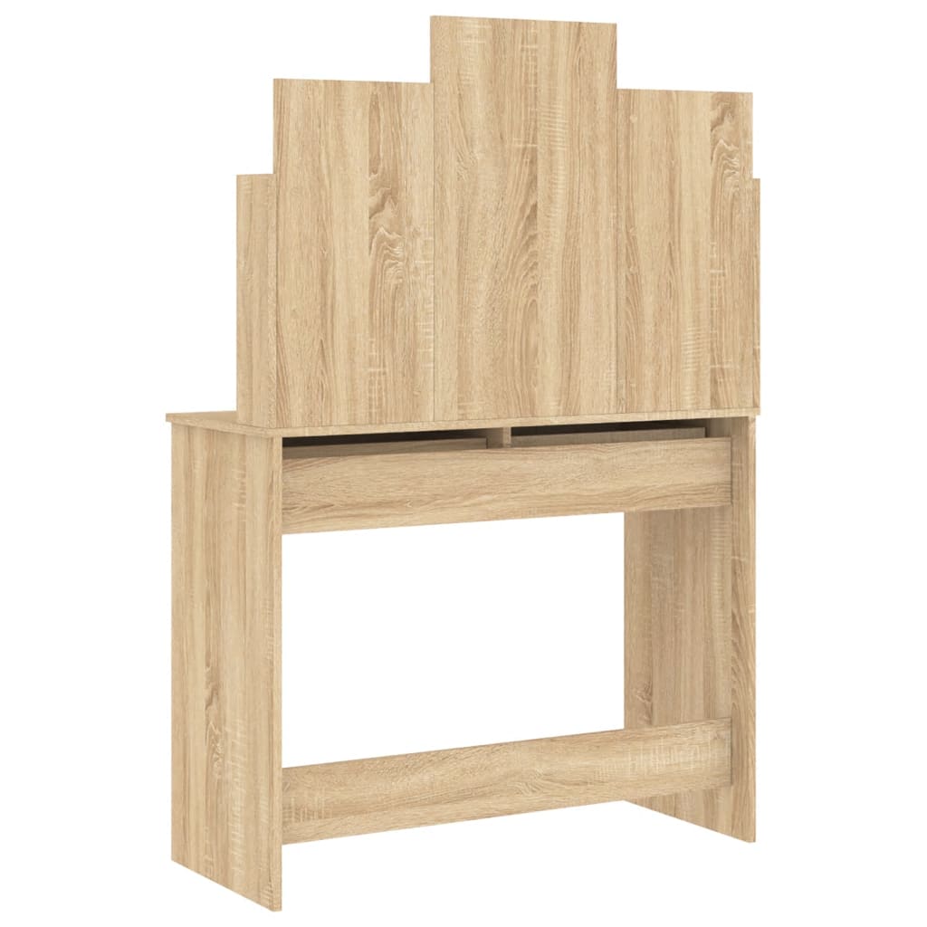 Μπουντουάρ με Καθρέφτη Sonoma Δρυς 96 x 39 x 142 εκ.