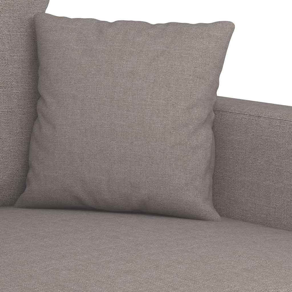 Καναπές Διθέσιος Taupe 120 εκ. Υφασμάτινος