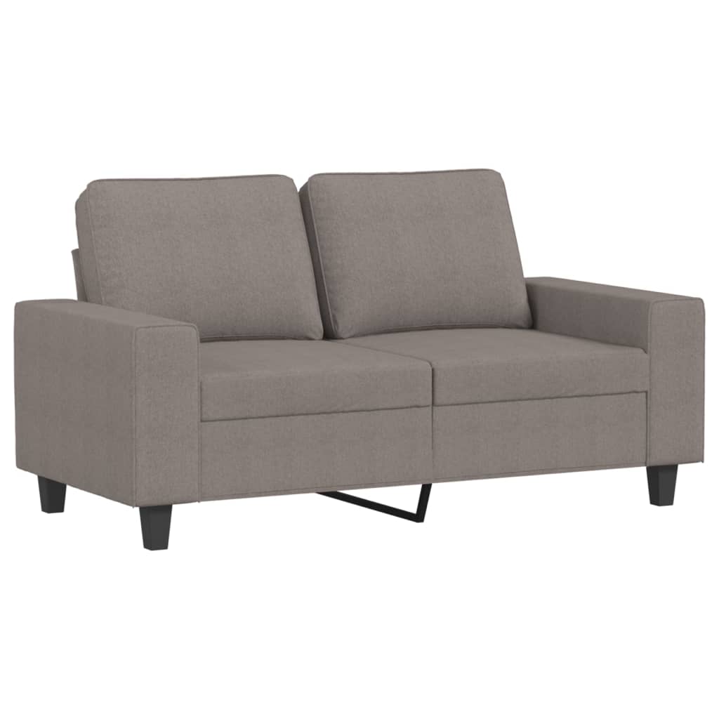 Καναπές Διθέσιος Taupe 120 εκ. Υφασμάτινος