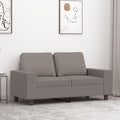 Καναπές Διθέσιος Taupe 120 εκ. Υφασμάτινος
