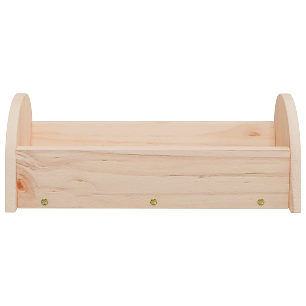 Ταΐστρα Κουνελιών 28 x 10 x 10 εκ. από Μασίφ Ξύλο Ελάτης