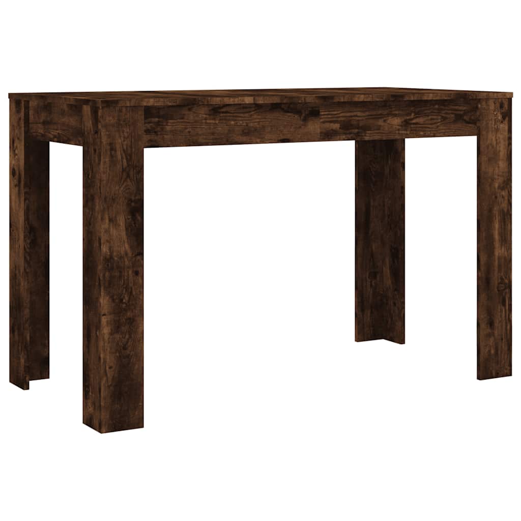 Τραπέζι Τραπεζαρίας Καπνιστή Δρυς 120x60x76 εκ. Επεξ. Ξύλο