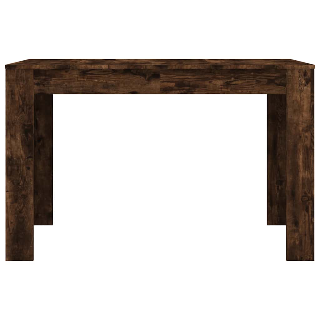 Τραπέζι Τραπεζαρίας Καπνιστή Δρυς 120x60x76 εκ. Επεξ. Ξύλο