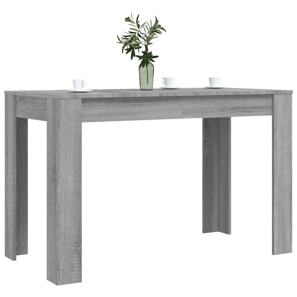 Τραπεζαρία Γκρι Sonoma 120 x 60 x 76 εκ. από Επεξεργασμένο Ξύλο