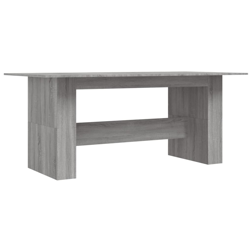 Τραπεζαρία Γκρι Sonoma 180 x 90 x 76 εκ. από Επεξεργασμένο Ξύλο