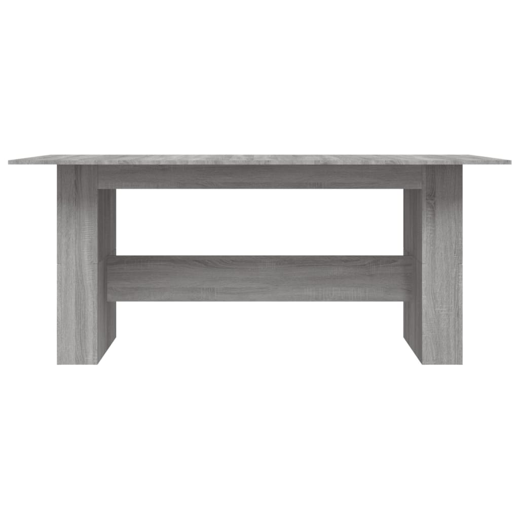 Τραπεζαρία Γκρι Sonoma 180 x 90 x 76 εκ. από Επεξεργασμένο Ξύλο