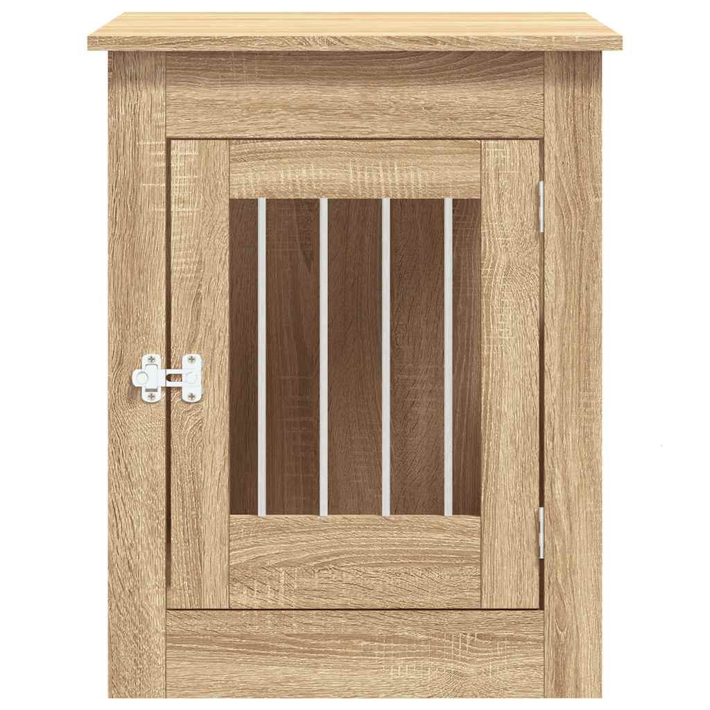 Κλουβί Σκύλου Sonoma Δρυς 55 x 80 x 68 εκ. από Επεξεργ. Ξύλο