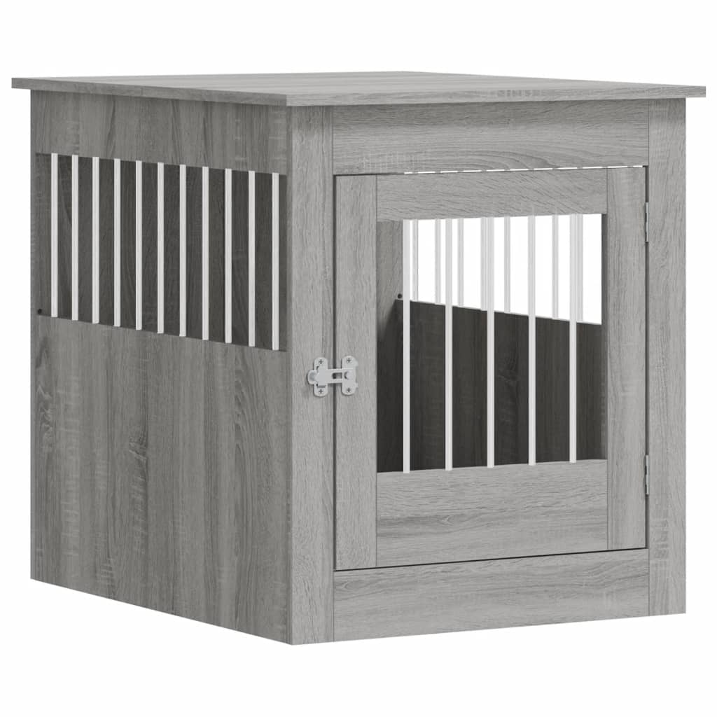 Κλουβί Σκύλου Γκρι Sonoma 64,5 x 80 x 71 εκ. από Επεξεργ. Ξύλο