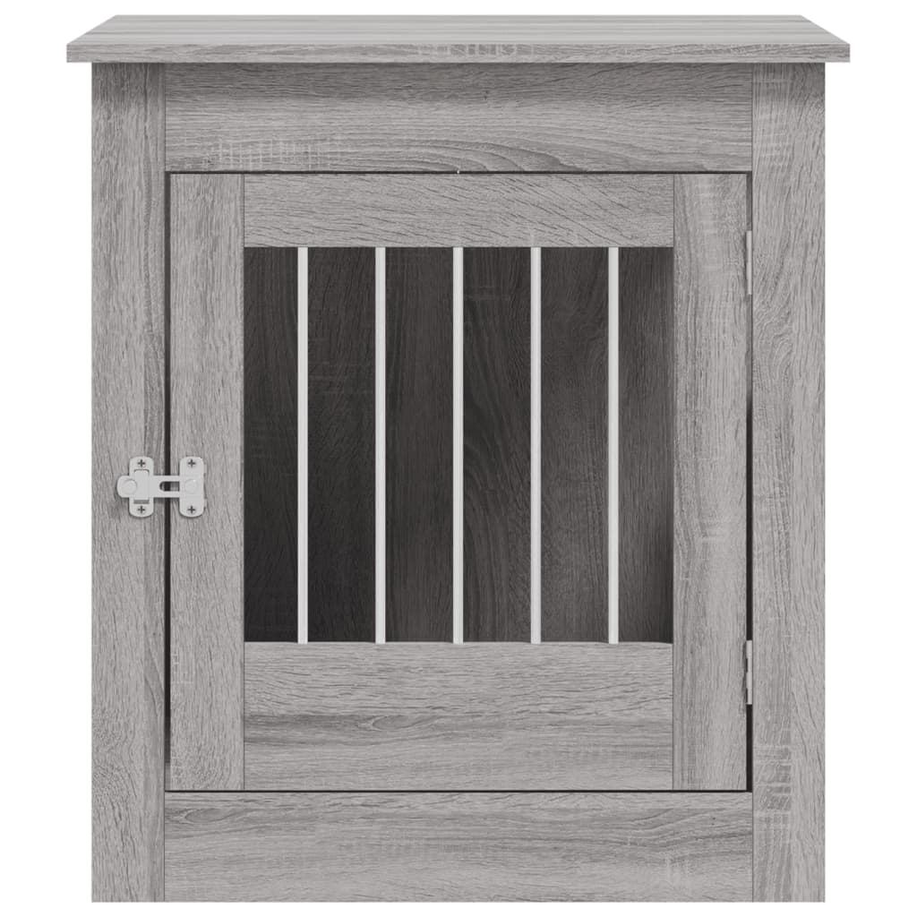 Κλουβί Σκύλου Γκρι Sonoma 64,5 x 80 x 71 εκ. από Επεξεργ. Ξύλο