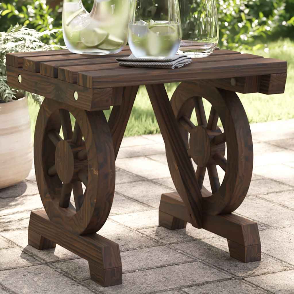 Υποπόδιο Κήπου 40 x 36,5 x 38,5 εκ. από Μασίφ Ξύλο Ελάτης