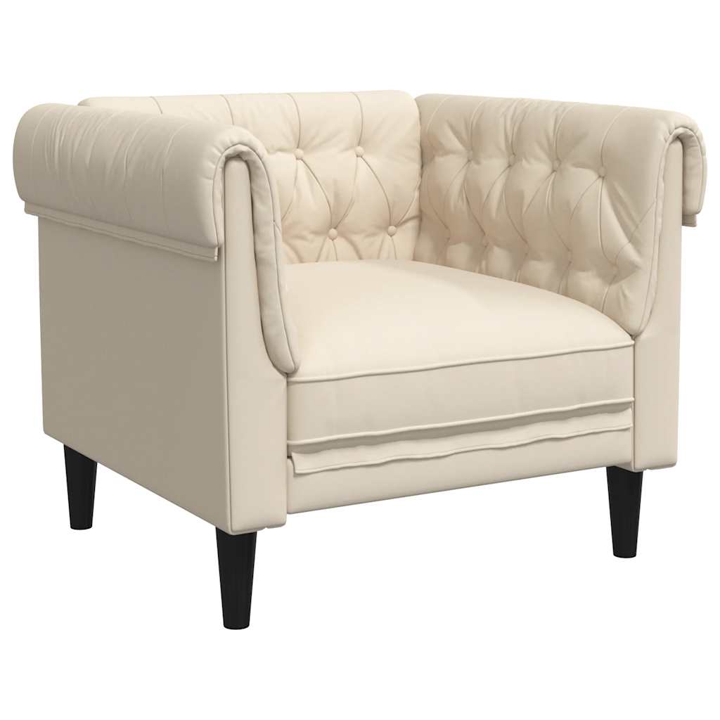 Πολυθρόνα Chesterfield Λινό