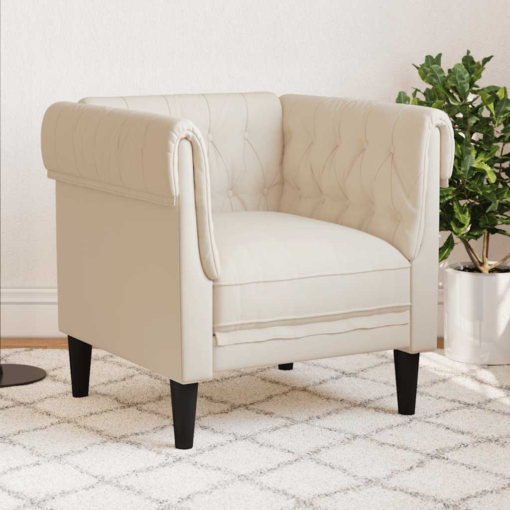 Πολυθρόνα Chesterfield Λινό