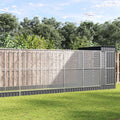 Κλουβί με Επέκταση Ασημένιο 1244x203x216 εκ. Ατσάλινο