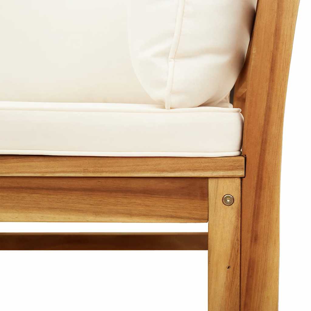Σαλόνι Κήπου 4 Τεμαχίων από Μασίφ Ξύλο Ακακίας με Μαξιλάρια