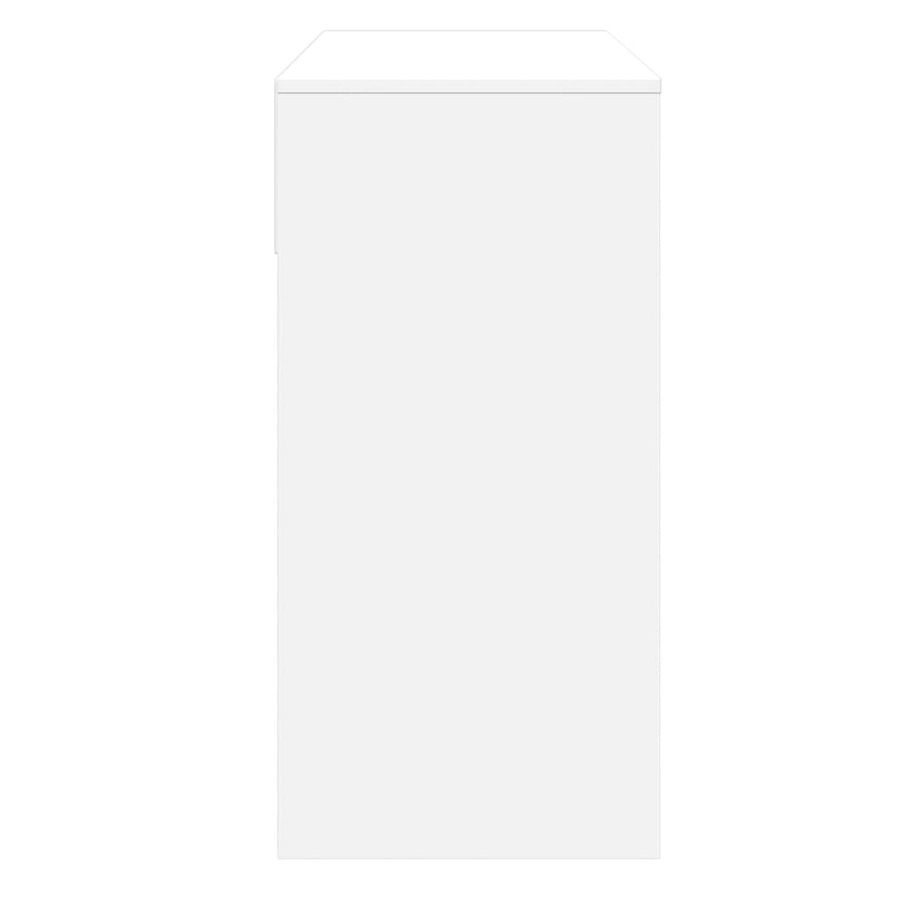 Μπουντουάρ με Καθρέφτη Λευκό 80 x 39 x 80 εκ.