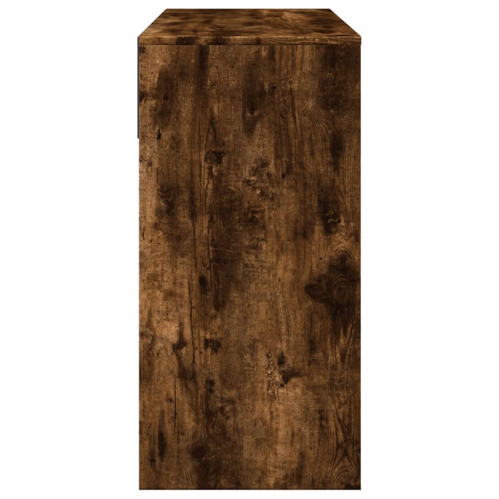 Μπουντουάρ με Καθρέφτη Καπνιστή Δρυς 80 x 39 x 80 εκ.