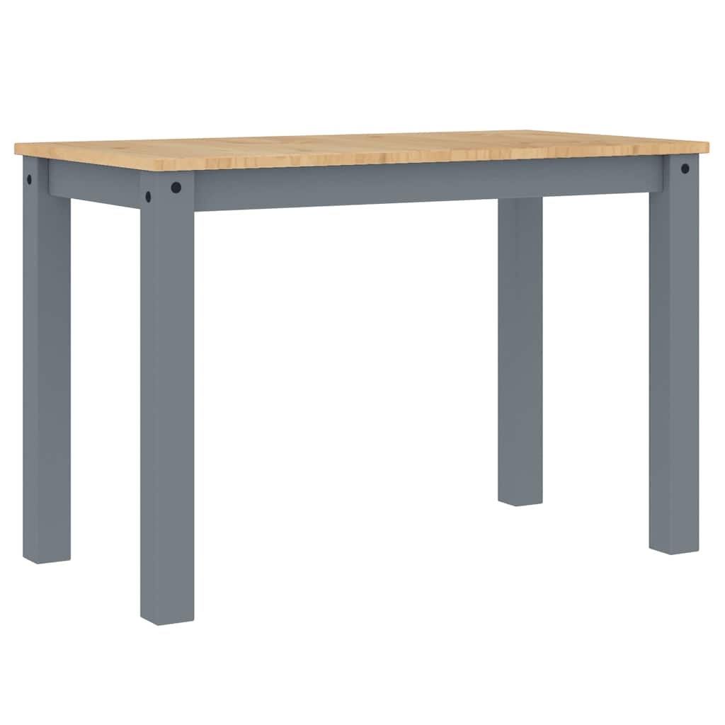 Τραπεζαρία PANAMA Γκρι 112 x 60 x 75 εκ. από Μασίφ Ξύλο Πεύκου