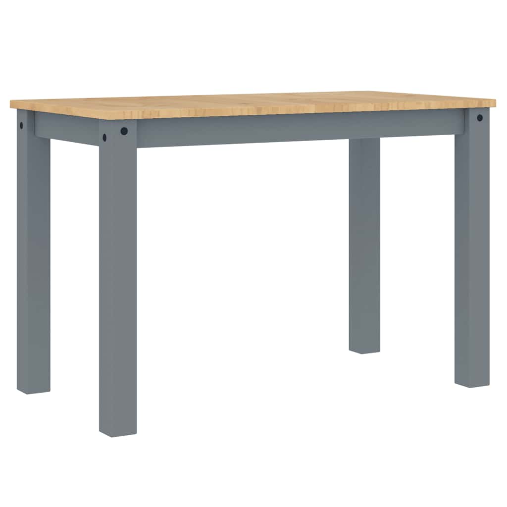 Τραπεζαρία PANAMA Γκρι 112 x 60 x 75 εκ. από Μασίφ Ξύλο Πεύκου