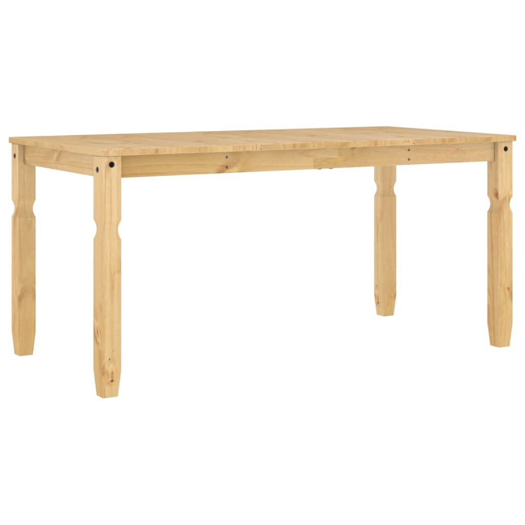 Τραπεζαρία Corona 160 x 80 x 75 εκ. από Μασίφ Ξύλο Πεύκου