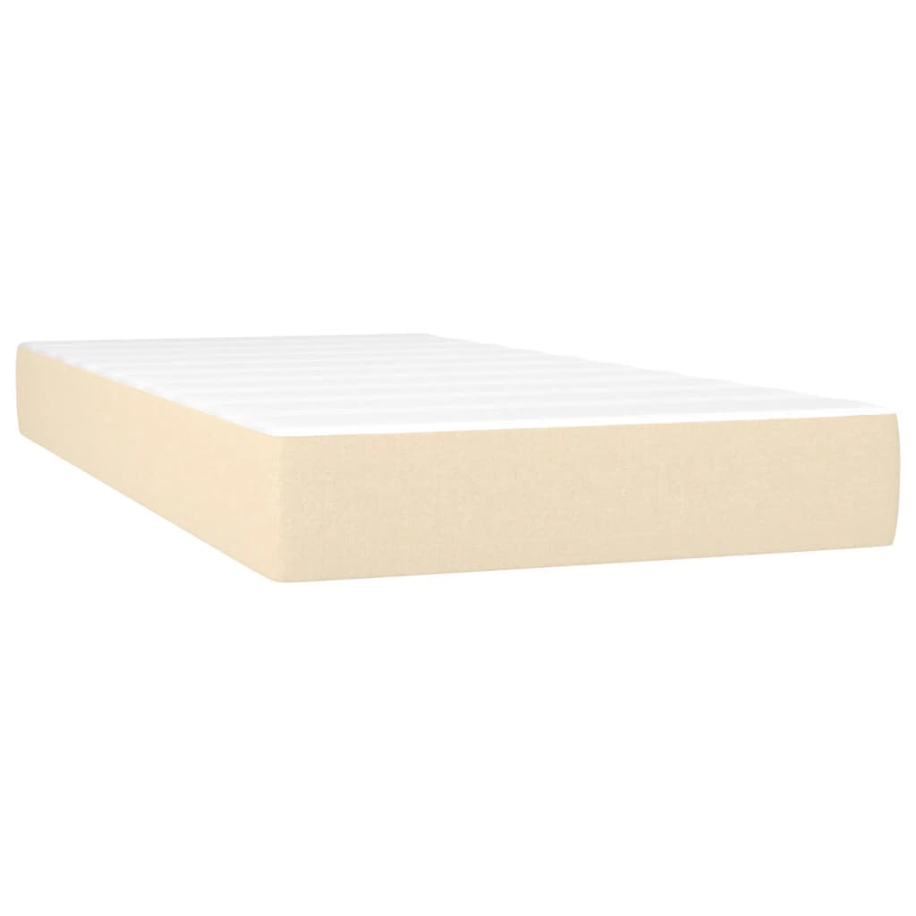 Στρώμα με Pocket Springs Μεσαίας Σκληρότητας Κρεμ 120x190x20 εκ. Υφασμάτινο