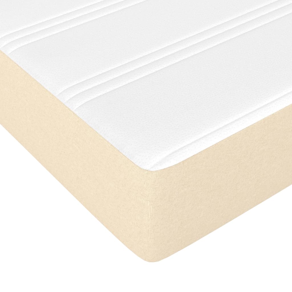 Στρώμα με Pocket Springs Μεσαίας Σκληρότητας Κρεμ 120x190x20 εκ. Υφασμάτινο
