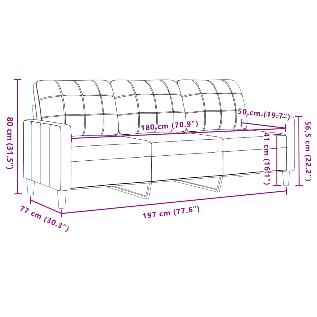 Σετ Σαλονιού 2 Τεμ. Ροζ Βελούδινο με Μαξιλάρια/Στηρίγματα