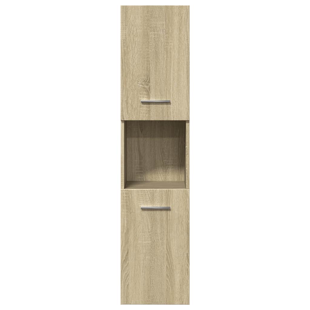 Στήλη Μπάνιου Sonoma Δρυς 30 x 30 x 130 εκ. από Επεξ. Ξύλο