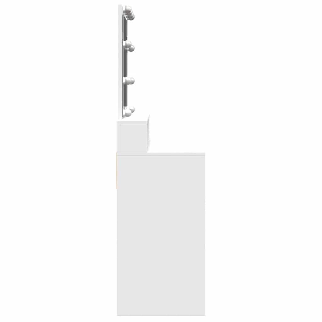 Μπουντουάρ με LED Λευκό 80 x 41 x 144,5 εκ.
