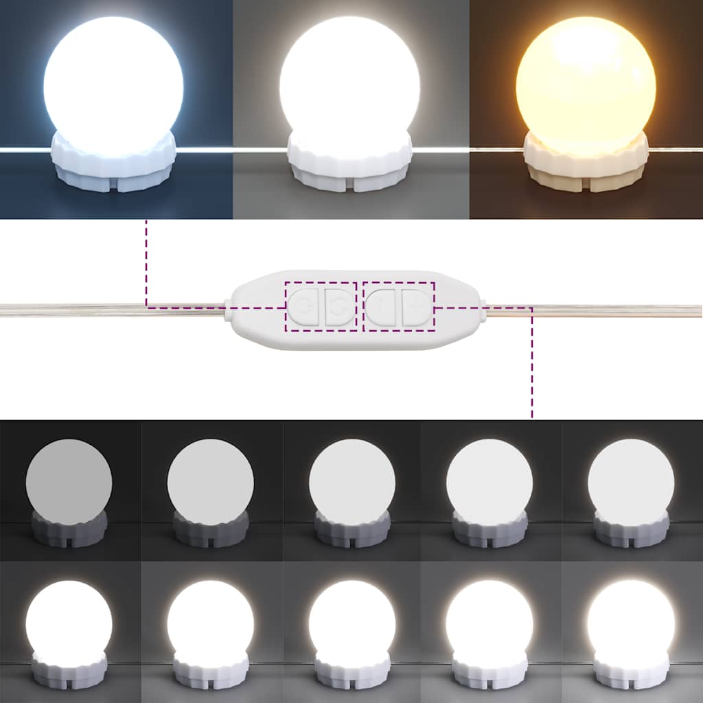 Μπουντουάρ με LED Sonoma Δρυς 80x41x144,5 εκ.