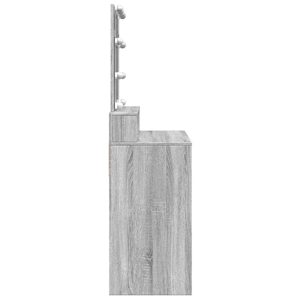 Μπουντουάρ με LED Γκρι Sonoma 80x41x144,5 εκ.