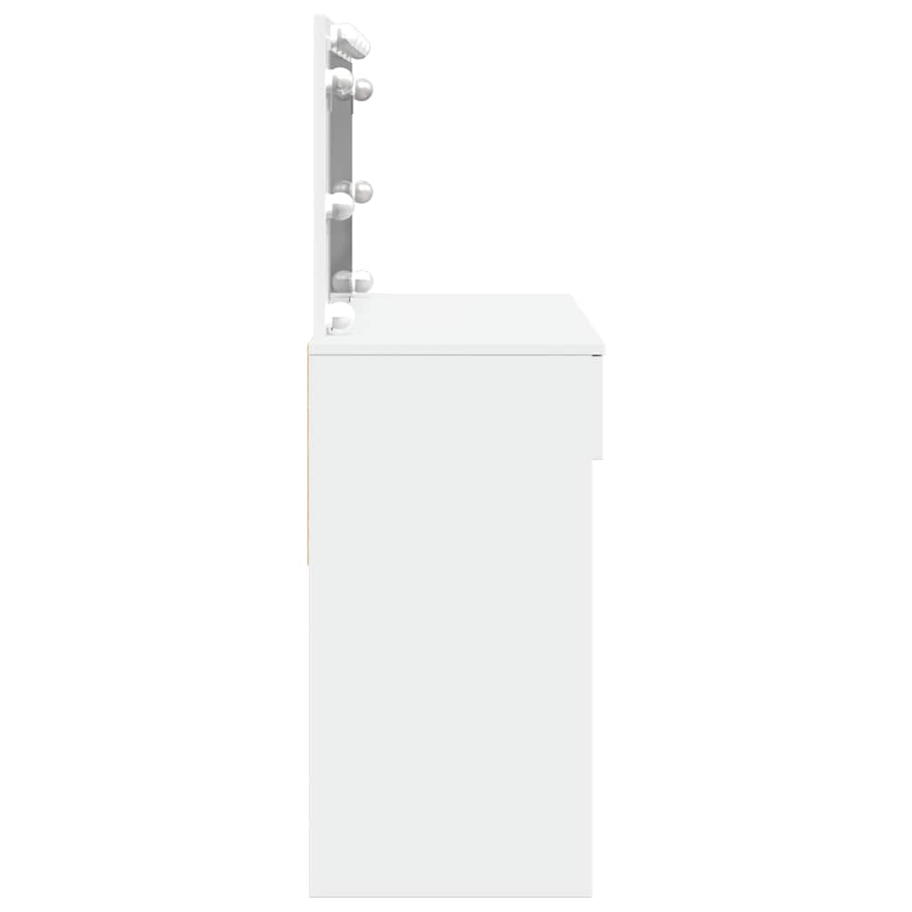 Μπουντουάρ με LED Λευκό 100x40x120 εκ.