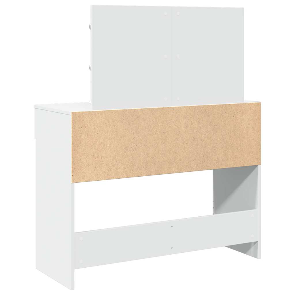 Μπουντουάρ με LED Λευκό 100x40x120 εκ.