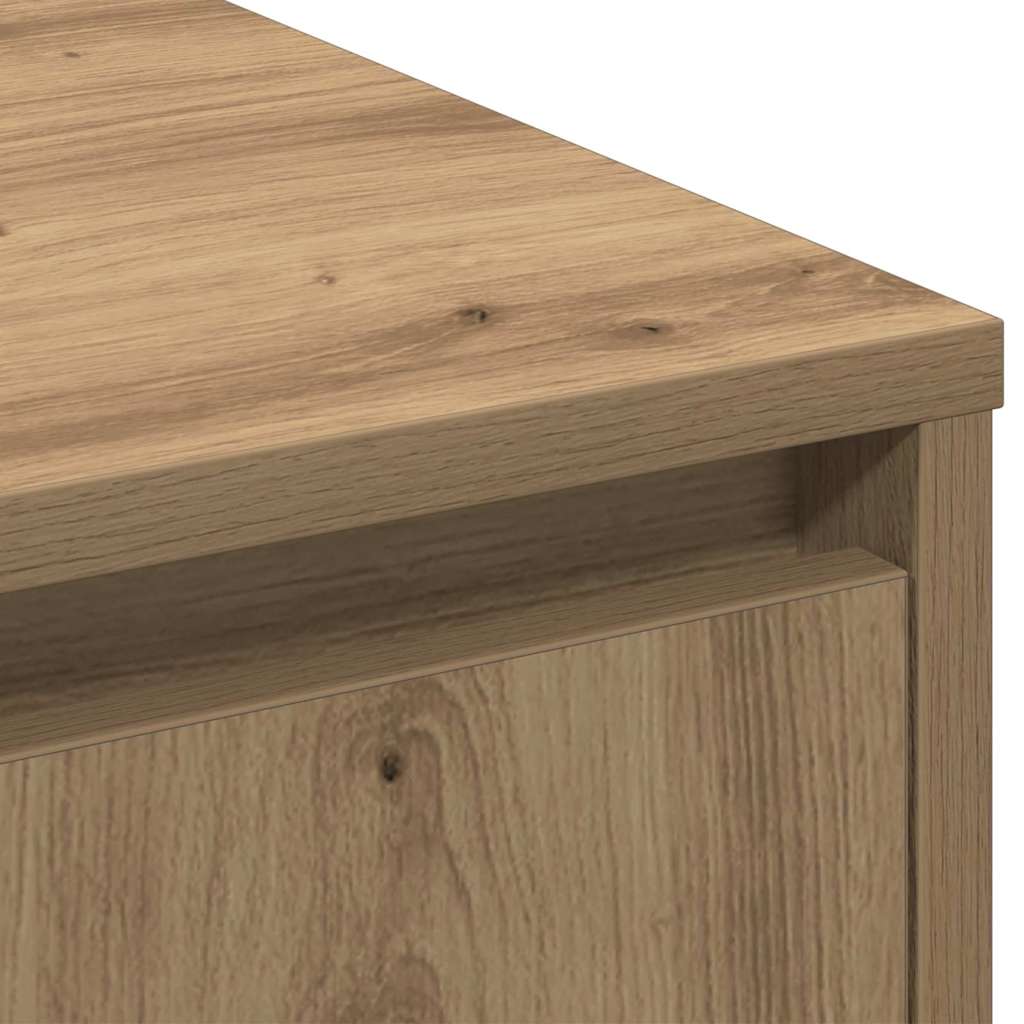 Πλευρικό Τραπέζι LED Artisan Δρυς 71 x 34,5 x 75 εκ.