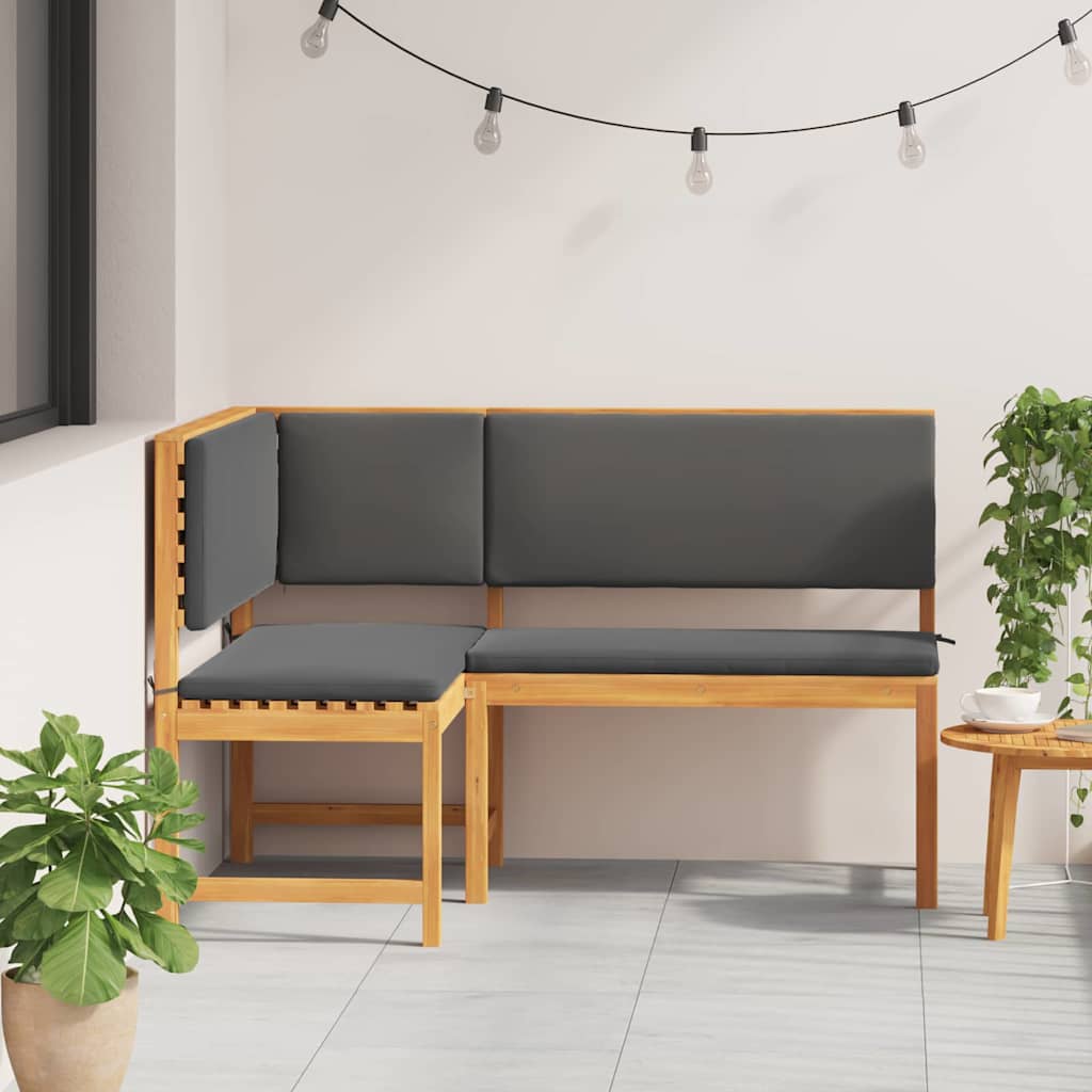 Καρέκλα Κήπου Καφέ 140 x 100 x 91 εκ. Μασίφ ξύλο ακακίας