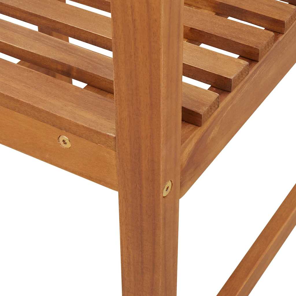 Καρέκλα Κήπου Καφέ 50 x 50 x 91 εκ. Μασίφ ξύλο ακακίας