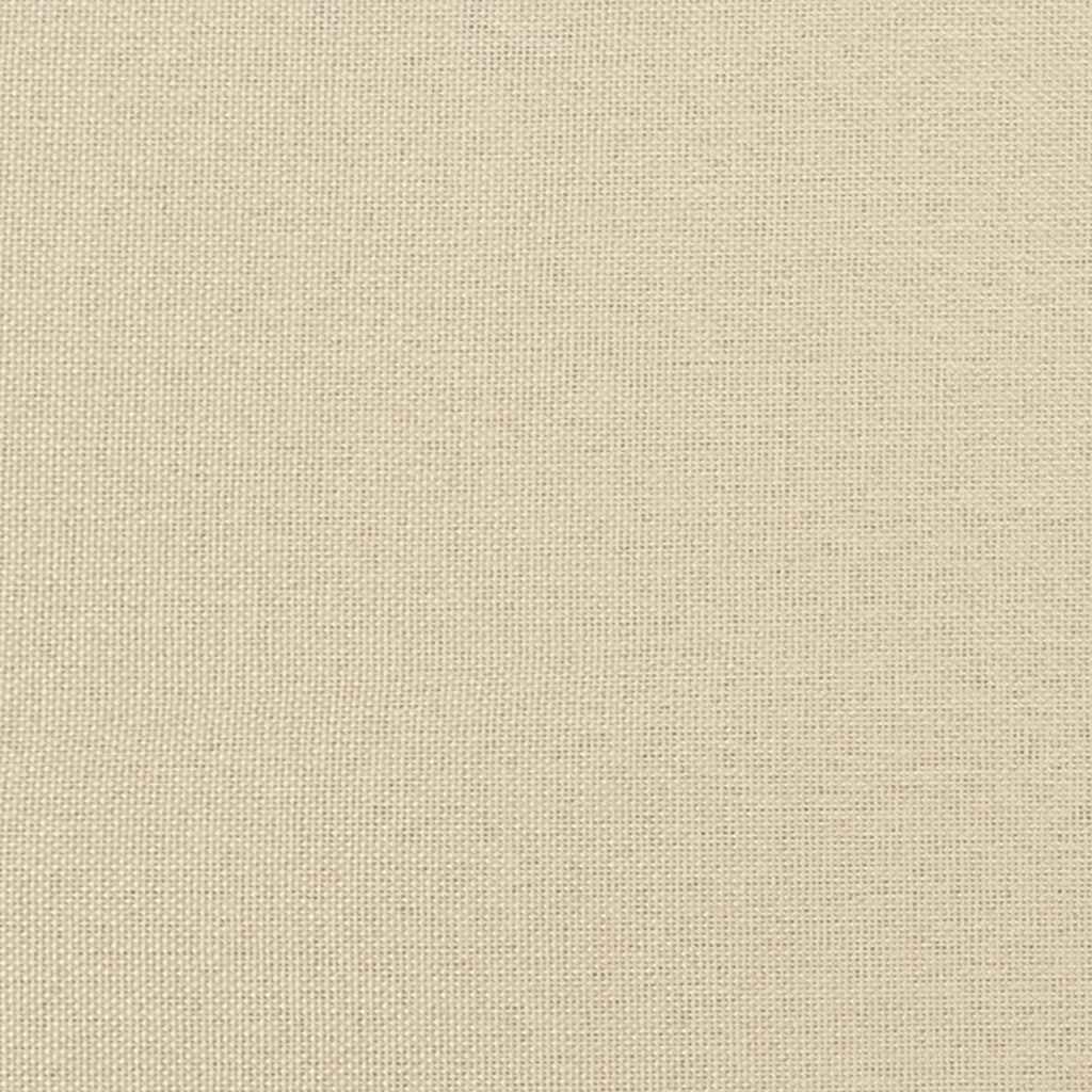 Καναπές Κρεβάτι Κρεμ 194 x 50 x 82 εκ. ύφασμα