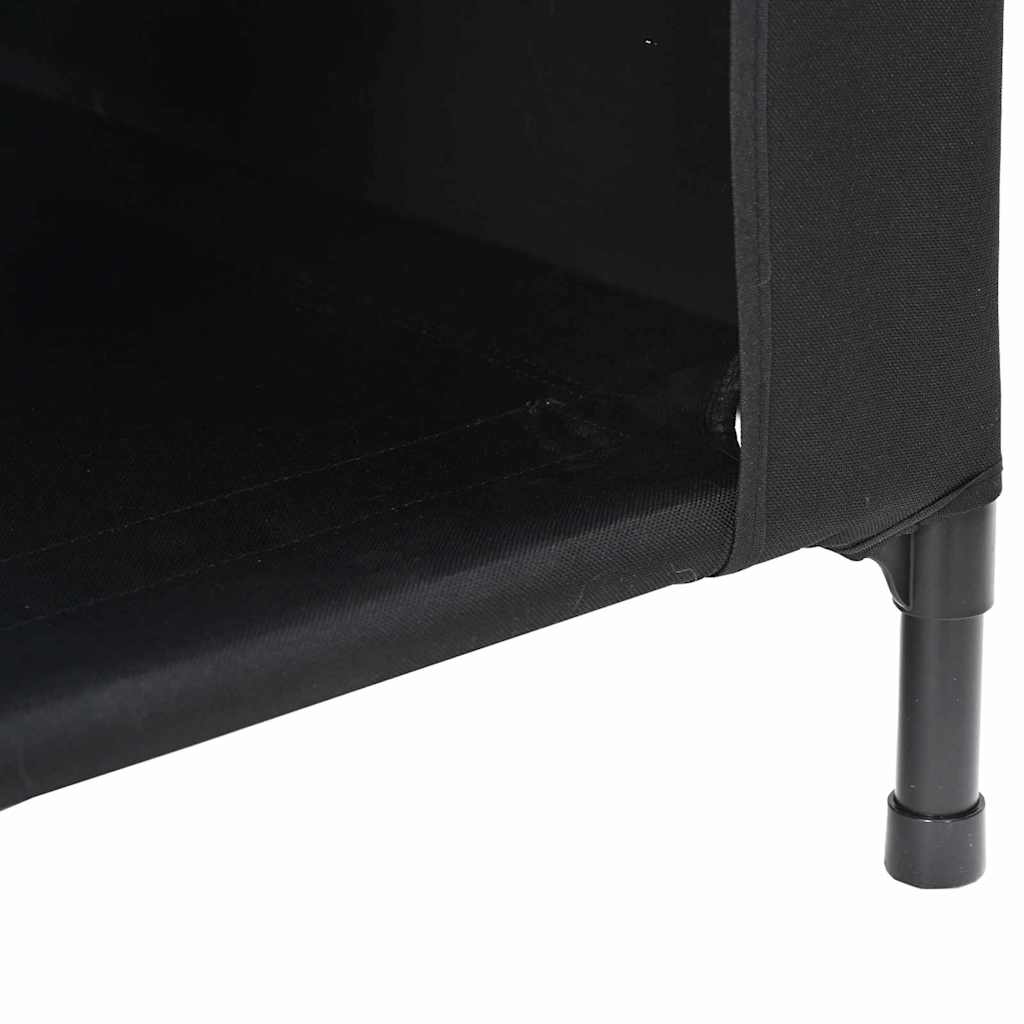 Σπίτι για κατοικίδια Μαύρο 110 x 75 x 90 εκ Ατσάλι