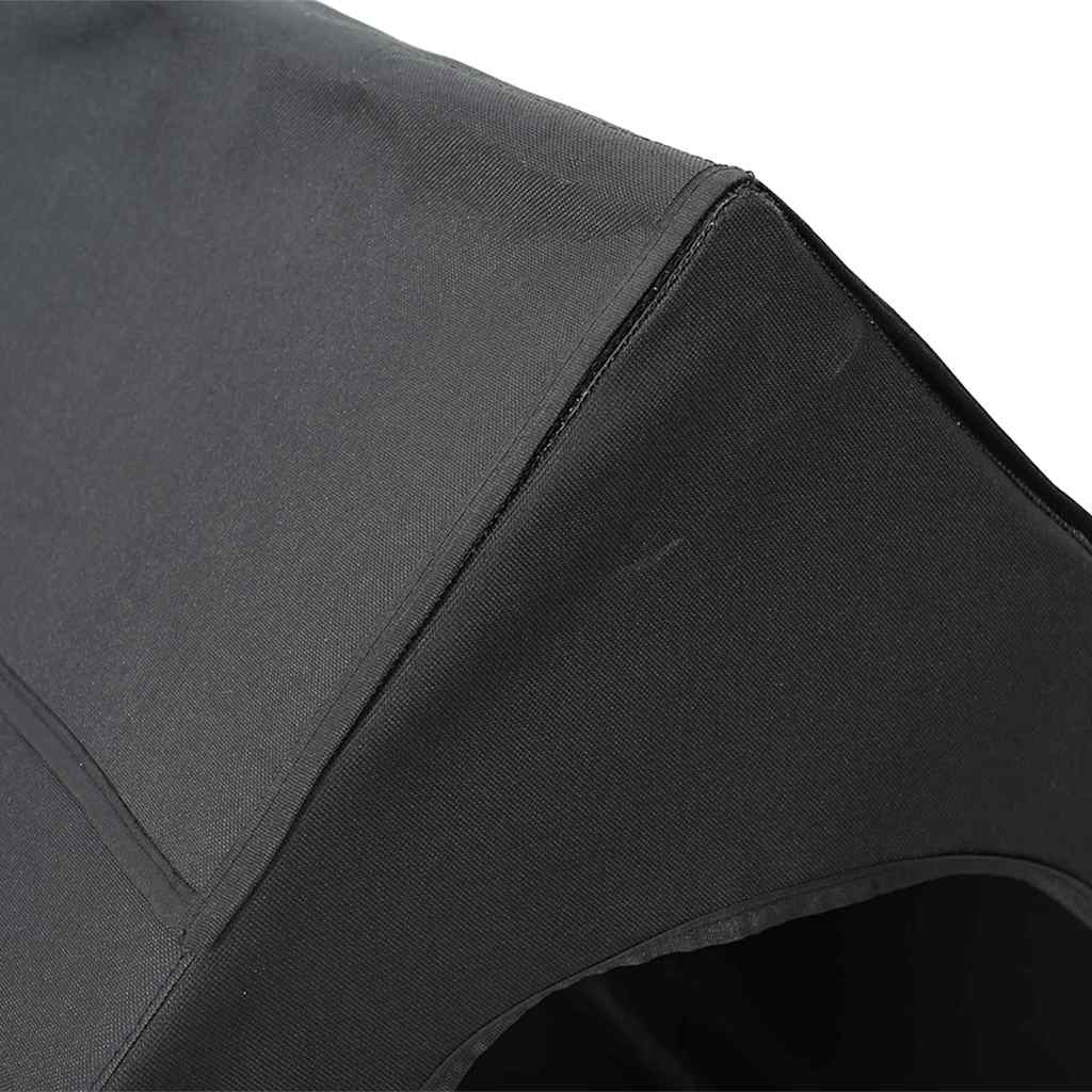 Σπίτι για κατοικίδια Μαύρο 110 x 75 x 90 εκ Ατσάλι