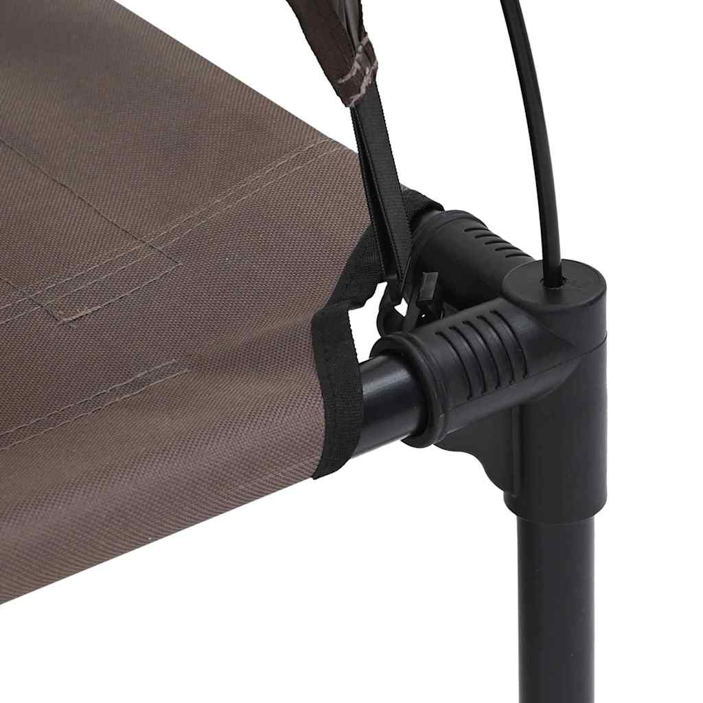 Κρεβάτι Σκύλου Καφέ 122 x 93 x 106,5 εκ. Ατσάλι