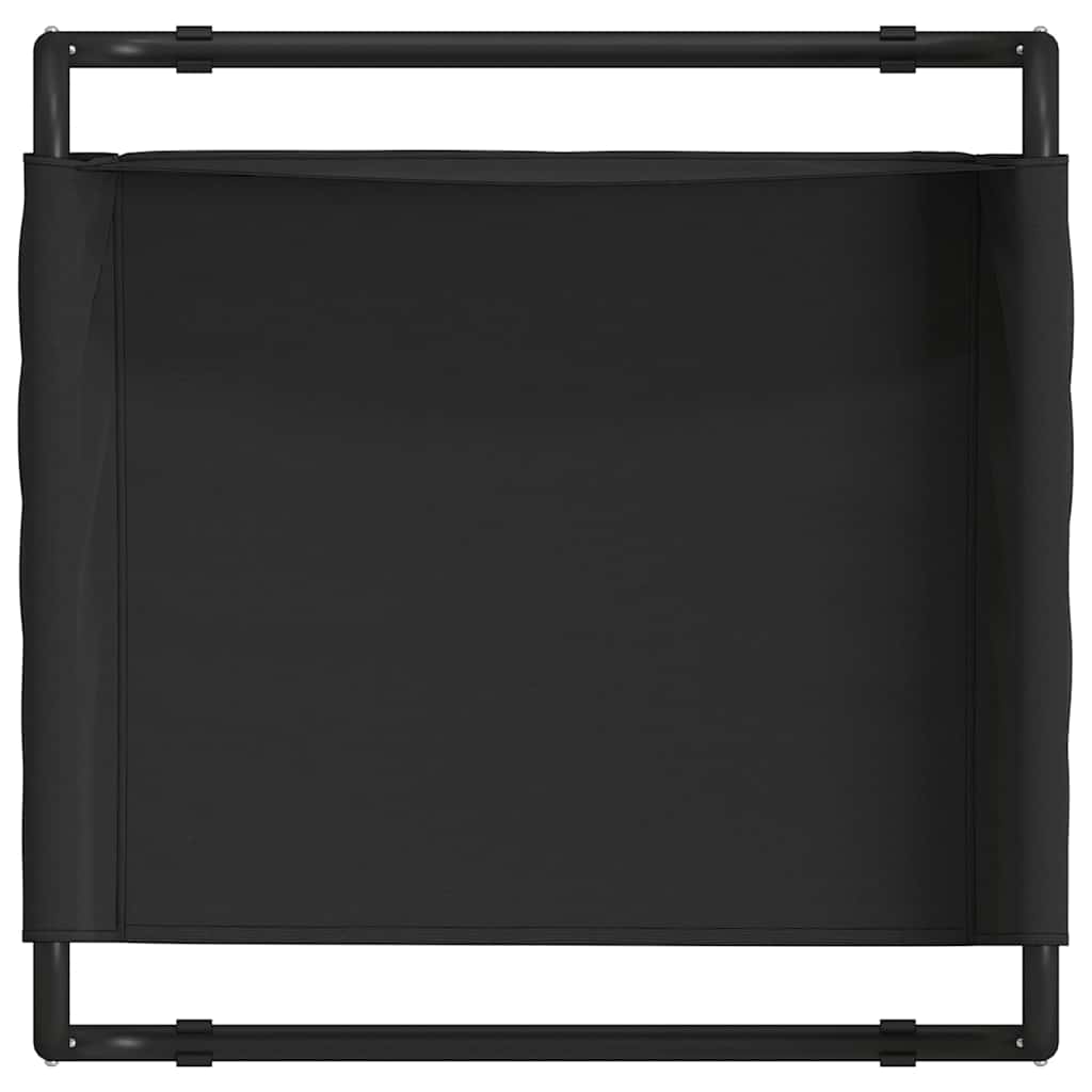 Κρεβάτι Σκύλου Μαύρο 75 x 75 x 30 εκ. Ατσάλι
