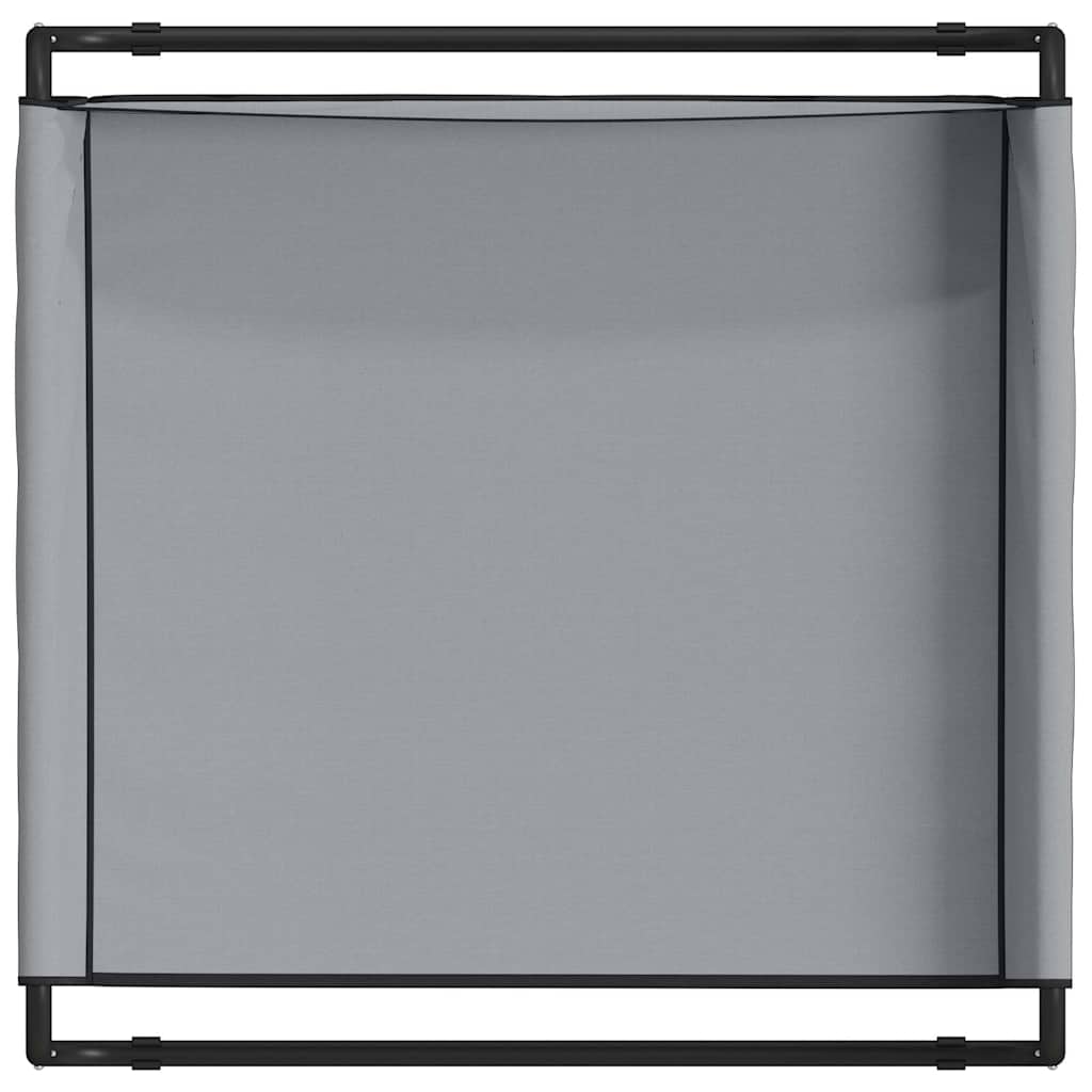 Κρεβάτι Σκύλου Ανοιχτό γκρι 85 x 85 x 33 εκ. Ατσάλι