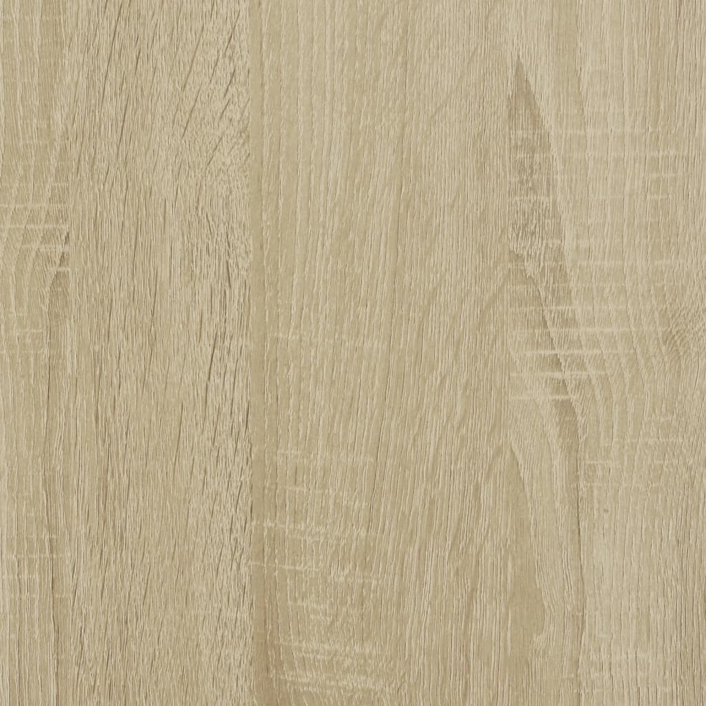 Τραπέζι Μπαρ με Ράφια Sonoma Δρυς 60x60x102 εκ. Επεξ. Ξύλο