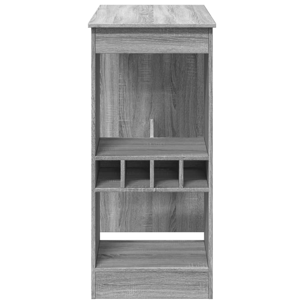 Τραπέζι Μπαρ Γκρι Sonoma 90x47,5x103,5 εκ. από Επεξεργ. Ξύλο