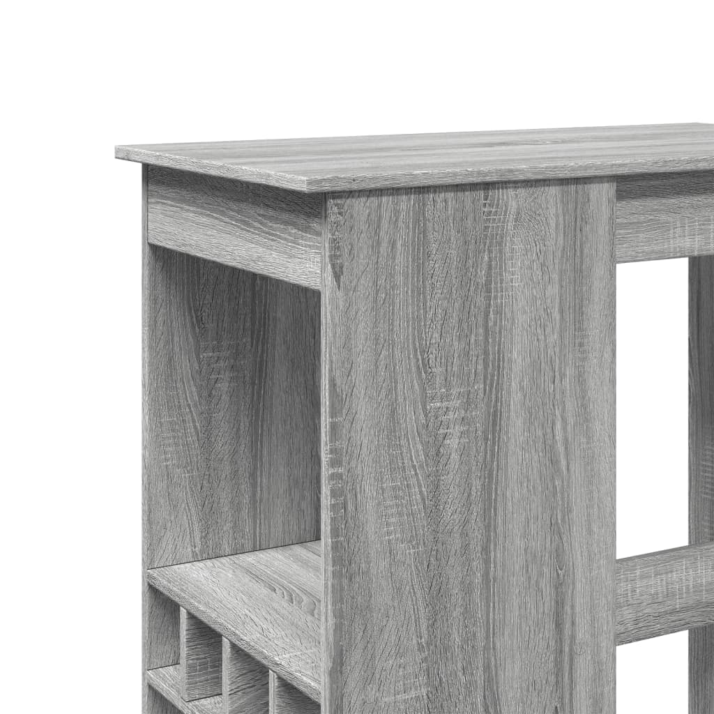 Τραπέζι Μπαρ Γκρι Sonoma 90x47,5x103,5 εκ. από Επεξεργ. Ξύλο